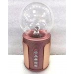 Wholesale Loud Sound Magic Plasma Ball Bluetooth Speaker P2 (Rose Gold)